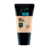 MAYBELLINE Fit Me Matte & Poreless Foundation shade: 120 Classic Ivory, 18ml