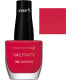 MAX FACTOR NAILFINITY GEL COLOUR NAIL POLISH, 300 RUBY TUESDAY, 12ML