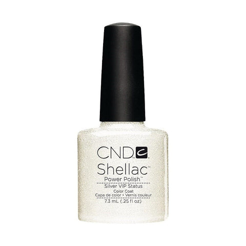 CND SHELLAC GEL POLISH SILVER VIP STATUS, 7.3ML