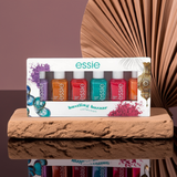 Essie Bustling Bazaar Collection Gift Set, Includes Bright, Vibrant and Colourful Nail Polish Shades For Summer