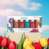 Essie Bustling Bazaar Collection Gift Set, Includes Bright, Vibrant and Colourful Nail Polish Shades For Summer