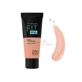 MAYBELLINE Fit Me Matte & Poreless Foundation 250 Sun Beige, 30ml