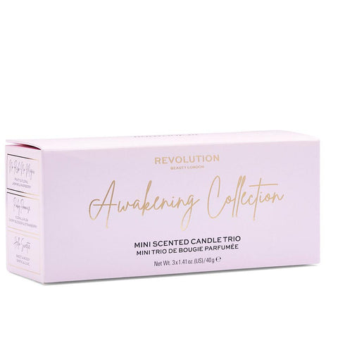 Revolution Beauty Awakening Collection Mini Scented Candle Trio Set