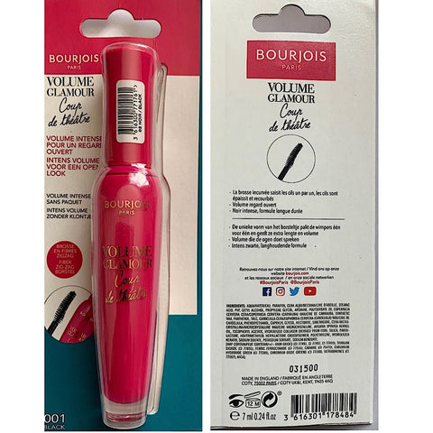 Bourjois Paris, Volume Glamour Coup De Theatre Mascara 02 Black / Noir, 7ml