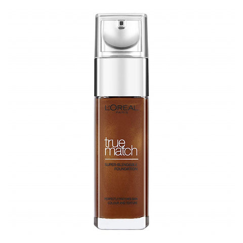 L'Oreal Paris Foundation True Match Liquid Foundation 10C Espresso with Hyaluronic Acid & SPF 17 30ml