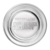 Maybelline Eyestudio 24 Hour Color Tattoo Gel-Cream Eyeshadow, 45 Infinite White