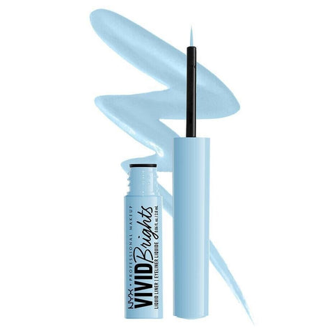 NYX Vivid Brights Matte Liquid Eyeliner,VBLL06 Blue Thang