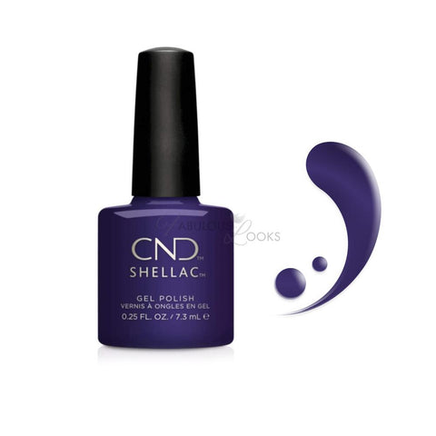 CND SHELLAC GEL POLISH ETERNAL MIDNIGHT - FabulousLooksUK