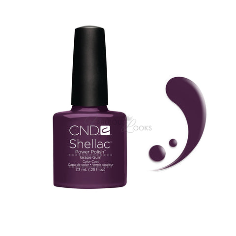 CND SHELLAC GEL POLISH GRAPE GUM - FabulousLooksUK