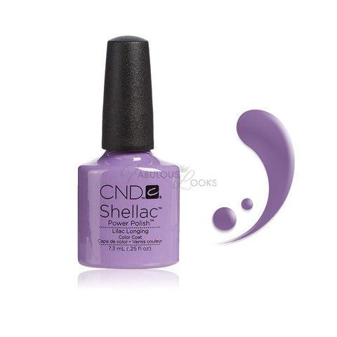 CND SHELLAC GEL POLISH LILLAC LONGING - FabulousLooksUK