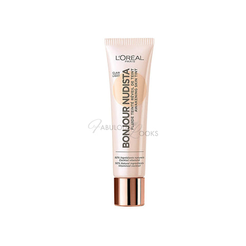 L'OREAL Bonjour Nudista Awakening Skin Tint Foundation Light
