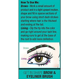 LAB2 Get In Shape BROW & EYELINER BRUSH