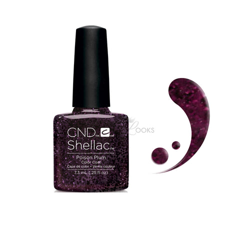 CND Shellac Gel Nail Polish 7.3 ml - POISON PLUM
