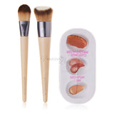 EcoTools Custom Match Duo Makeup Brushes and Mixing Palette with Lid