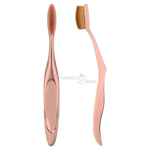 Luxe Studio 5X Slanted Oval Eyes & Face Brush