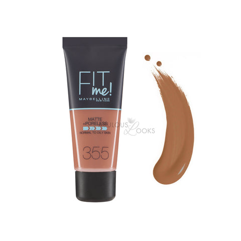 MAYBELLINE NEW YORK Fit Me Matte + Poreless Cream Foundation 355 Pecan