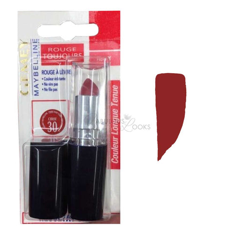 MAYBELLINE GEMEY - ROUGE TOUJOURS LIPSTICK - 30 Cerise