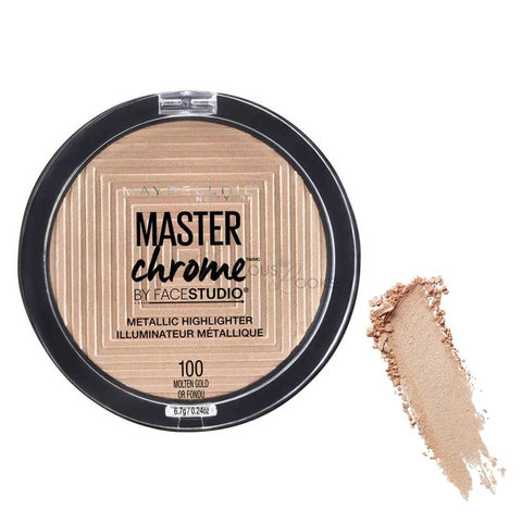 Maybelline Master Chrome Metallic Highlighter  100 Molten Gold