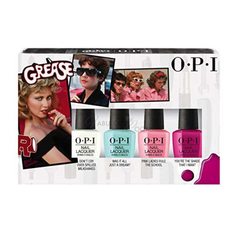 OPI Nail Lacquer Grease Collection Limited Edition Mini Four Pack