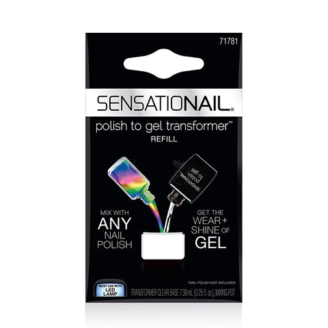 SENSATIONAIL Polish to Gel Transformer (Mix any Nail Polish, get the wear and shine of Gel), 7.39 ml