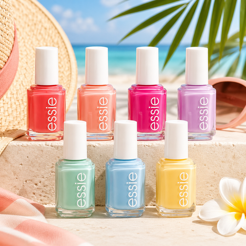 7 Full-Size Essie Original Nail Polishes in Random Summer Shades Fresh Vibrant Iconic