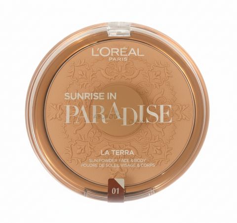 L’Oreal Paris La Terra Bronzer Sunrise in Paradise 01 Light Bronze, 18g