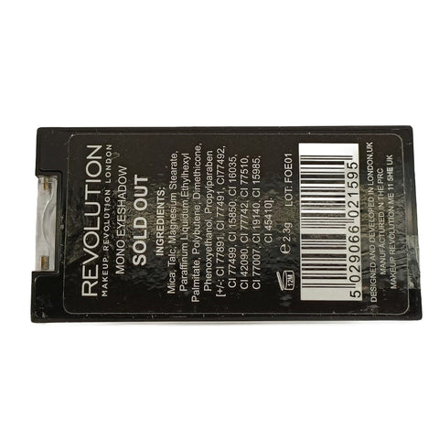 Makeup Revolution Mono Eyeshadow, Sold Out, 2.3g