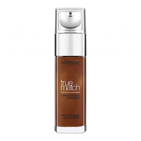 L'Oreal Paris Foundation True Match Liquid Foundation 10C Espresso with Hyaluronic Acid & SPF 17 30ml