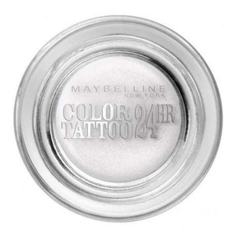 Maybelline Eyestudio 24 Hour Color Tattoo Gel-Cream Eyeshadow, 45 Infinite White