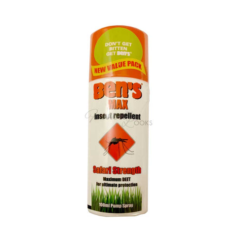 Ben's Max Insect Repellent 100 ml Pump Spray