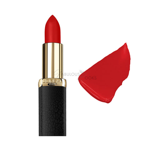 Loreal Color Riche Lipstick 344 Retro Red - FabulousLooksUK