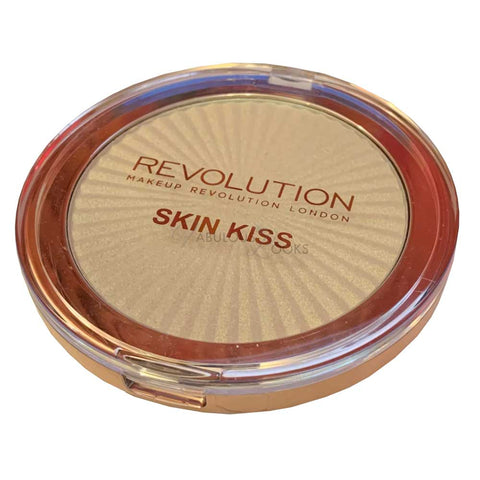 MAKEUP REVOLUTION Skin Kiss ,Super Intense Skin-Loving Highlighter, Ice Kiss, 14g