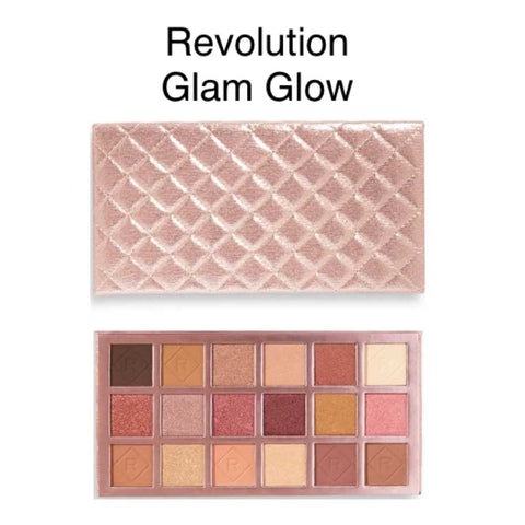 Makeup Revolution London Gram Glow, Soft Glamour Eyeshadow Palette 18x1g