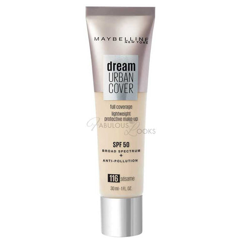 Maybelline Dream Urban Cover All-In-One Protective Makeup SPF 50 116 Sesame