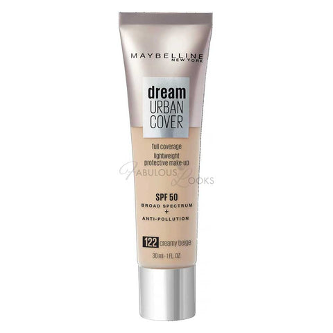 Maybelline Dream Urban Cover All-In-One Foundation SPF 50 122 Creamy Beige