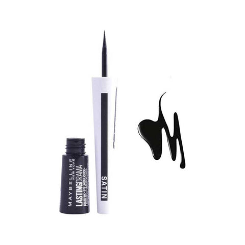 Maybelline Lasting Drama Liquid Ink Eyeliner, Satin, 01 Luminous Black