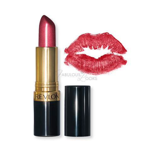 Revlon Super Lustrous Lipstick 520 Wine and Everything - FabulousLooksUK