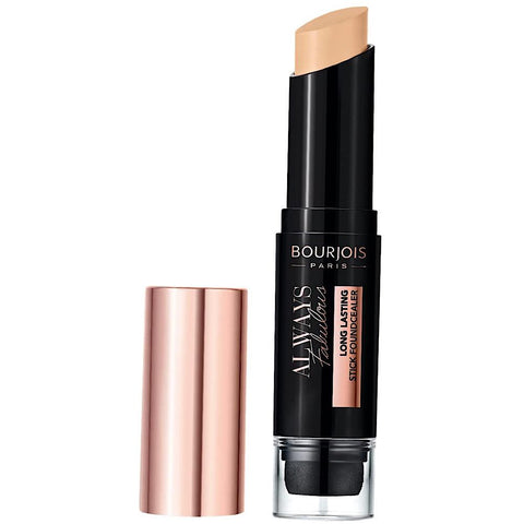 Bourjois Always Fabulous 24 Hour 2-in-1 Full Coverage Foundation and Concealer Stick with Blender, 200 Rose Vanilla