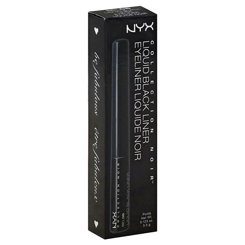 NYX Collection Noir Liquid Eyeliner Black Eye Liner Bel06,3.5g