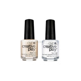 CND SHELLAC CREATIVE PLAY TOP COAT AND BASE COAT COMBO