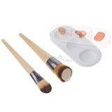 EcoTools Custom Match Duo Makeup Brushes and Mixing Palette with Lid