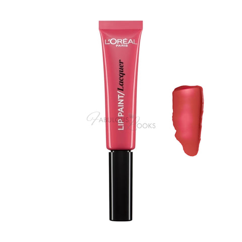 Loreal Lip Paint Lacquer 8ml 102 Darling Rose