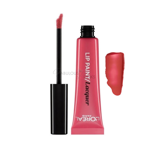 Loreal Lip Paint Lacquer 8ml 102 Darling Rose