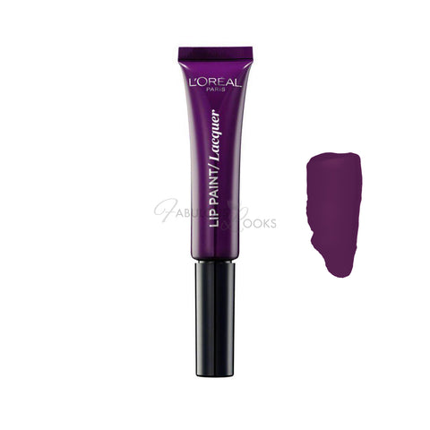 Loreal Lip Paint Lacquer 8ml 111 Purple Panic