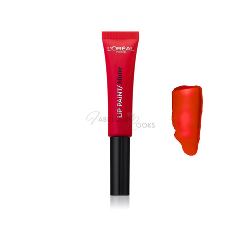 Loreal Lip Paint Lacquer 8ml 204 Red Actually