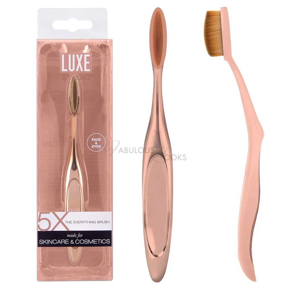 Luxe Studio 5X Slanted Oval Eyes & Face Brush – FabulousLooksUK