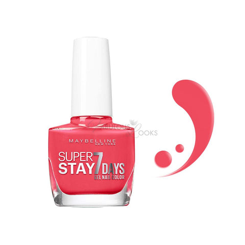 MAYBELLINE Superstay 7 Day Nail polish 10 ML 490 Hot Salsa