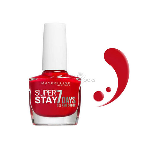 MAYBELLINE Superstay 7 Day Nail polish 10 ML 505 Forever Red