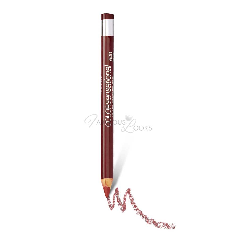 Color Lip Liner Sensational Red 540 Maybelline Hollywood – FabulousLooksUK