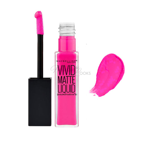 Maybelline Colour Sensational Vivid Matte Liquid Lipstick 015 Electric pink